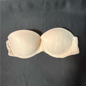 PINK Victoria's Secret Strapless Beige Bra